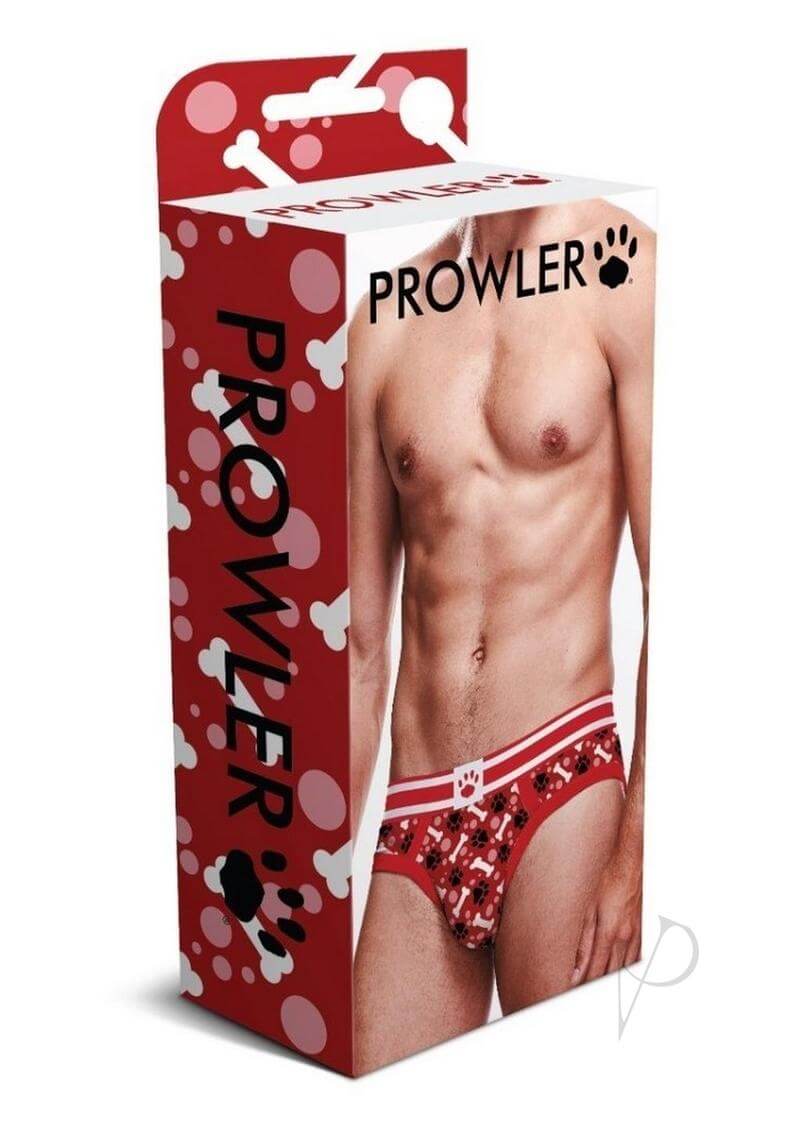 Prowler Red Paw Mens Brief Small packaging featuring stylish design and vibrant colors for men's underwear.