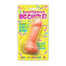 Super Fun Big Penis Candle Pink packaging showcasing a realistic design ideal for adult celebrations.