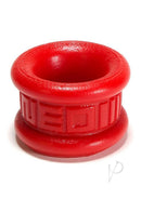 Oxballs Neo Short Silicone Ballstretcher Small Red, compact and stretchy design suitable for all users.