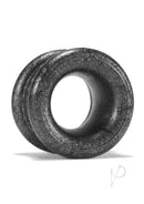 Oxballs Neo Short Silicone Ballstretcher Small Smoke - compact silicone ball stretcher with sleek detailing.