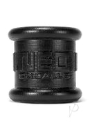 Oxballs Neo Tall Silicone Ball Stretcher Large Black showcasing its sleek design and durable material.