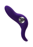 VeDO Sexy Bunny Silicone Couples Cock Ring Deep Purple with playful bunny-ear design for shared pleasure.