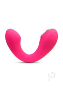 Nu Sensuelle Libi Flexible G-Spot Vibrator Deep Pink showcasing an ergonomic and flexible design for pleasure.