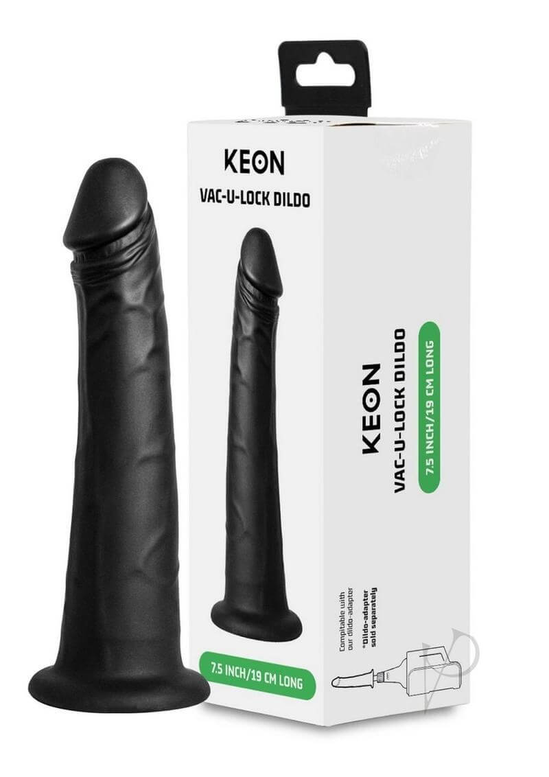 7.5-inch Vacuum-Lock-System Dildo for Keon with box packaging