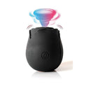 Black Sucking Rose Clitoral Suction Vibrator with air-suction stimulation and gentle seal design.