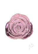 Pillow Talk Rosy Glass Anal Plug Clear and Pink - Image 3