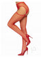 Indust Stocking Oring Garter Belt Os Red-1