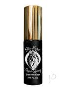 Sta-Hard Super Spray Male Desensitizer bottle with gold cap for intimacy enhancement.