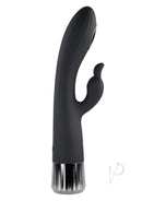 Heat Up and Chill Heating and Cooling G-Spot Vibrator Black side view image showcasing its sleek design.