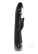 Heat Up and Chill Heating and Cooling G-Spot Vibrator Black side view with controls and sleek design.