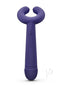 Please Me Rechargeable Silicone Vibrator Moonlight Indigo in deep indigo color designed for versatile pleasure.