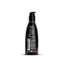 Wicked Aqua Cherry Flavored Lubricant 2 Oz bottle with product information on the back for intimate use.
