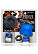 Ultracore Core Ballstretcher with Axis Ring Blue Ice packaging featuring two-piece ball stretching system.