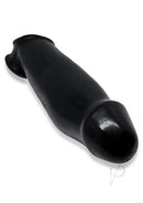 Oxballs Hulk Gargantic Cocksheath Penis Extension Black for dramatic size and intense play.
