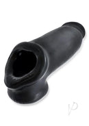 Oxballs Hulk Gargantic Cocksheath Penis Extension Black for dramatic size and intense play.