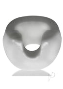 Oxballs Big-D Shaft Grip Cock Ring White, thick and soft ring for enhanced support and comfort.