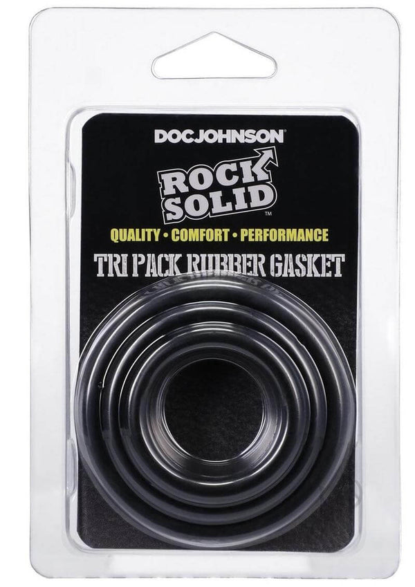 Rock Solid Tri Pk Rubber Gasket Black-0