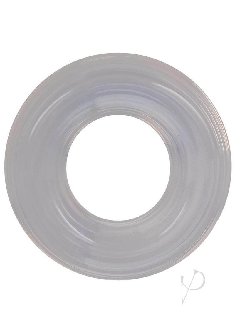Rock Solid Ribbed Donut Clear-1