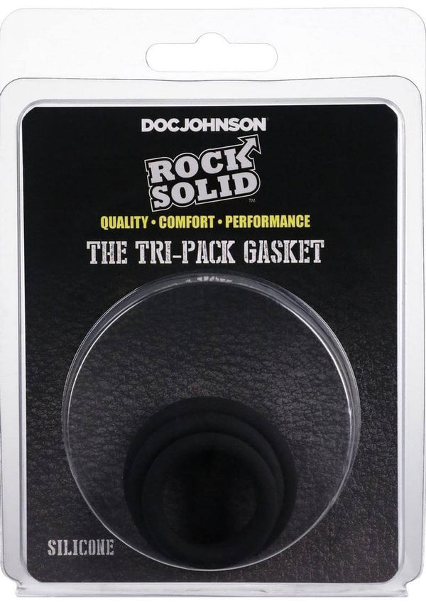 Rock Solid Tri Pk Silicone Gasket Black-0