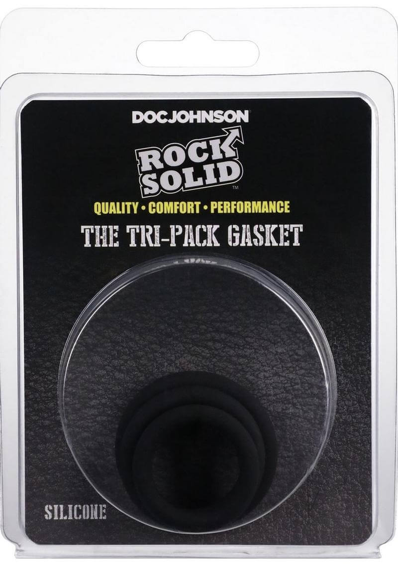 Rock Solid Tri Pk Silicone Gasket Black-0