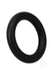 Rock Solid Silicone Gasket MD Black, a circle cock ring designed for size enhancement and body-safe use.
