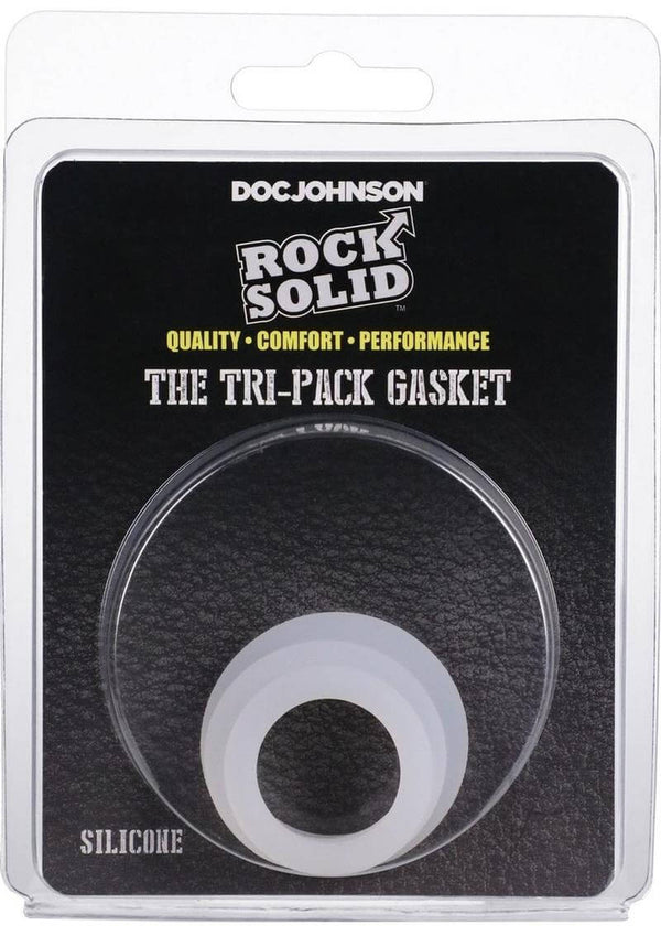 Rock Solid Tri Pk Silicone Gasket White-0