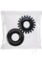 Rock Solid C Ring 2pk Refill 50pc Blk-0