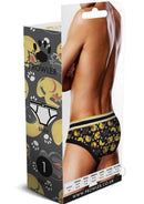 Prowler BDSM Rubber Ducks Brief Black Yellow Medium packaging showing playful design and size details.