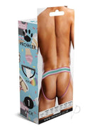 Prowler Sundae Jock XL Blue Pink packaging showcasing a vibrant jockstrap design and playful colors.