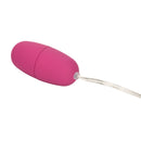 7 Function Power Play Bullet Vibrator Pink displayed with a smooth, contoured design for discreet stimulation.
