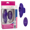 Lock-N-Play Remote Suction Panty Teaser Purple packaging with the product and remote control on display.