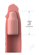 Fantasy X-Tensions Elite 9 Inch Sleeve with 3 Inch Plug showing the removable 3 inch extender detail.