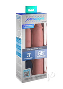 Fantasy X-Tensions Elite 9 Inch Vibrating Penis Sleeve packaging showcasing powerful vibrations and enhancements.