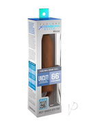 Fantasy X-Tension Elite 7 Inch Uncut Penis Sleeve Caramel packaging with details about thickness and uncut design.