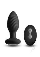 Renegade Alpine Silicone Anal Plug with Remote Control and its wireless remote for enhanced pleasure.