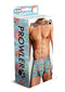 Prowler Swimming Trunk Extra Small Blue packaging with colorful design, showcasing a stylish swimwear essential.