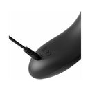 Close-up of Sir Richard's Control Advanced Silicone Cock Teaser with charging port, showcasing its sleek design.