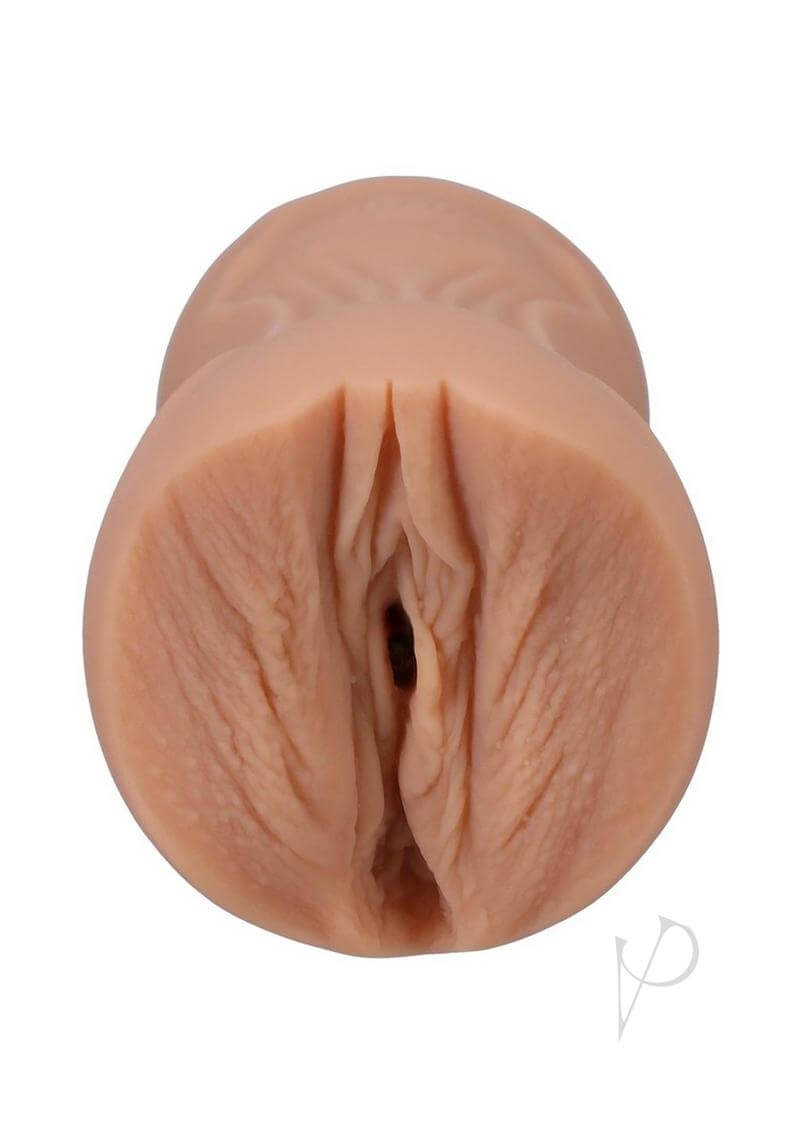 Skye Blue Signature Stroker in beige, showcasing lifelike ULTRASKYN texture and design for ultimate pleasure.