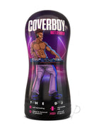 Coverboy The DJ Self Lubricating Anal Stroker Chocolate featuring a DJ design with ribbed texture for pleasure.