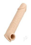 Performance Maxx Life-Like 8 Inch Penis Extension Vanilla, realistic design for enhanced pleasure.
