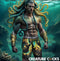 Creature Cocks Underwear Monstropus Large worn by muscular model with tentacle design in underwater setting.