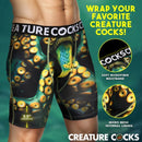 Creature Cocks Underwear Monstropus Medium featuring vibrant tentacle design and comfortable fit.
