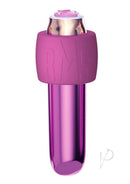 Swan Maximum Rechargeable Bullet Vibrator Pink Rose Gold in a sleek, lipstick-shaped design with a pink silicone cover.