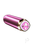 Swan Maximum Rechargeable Bullet Vibrator Pink Rose Gold with sleek design and control buttons