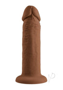 Evolved 6 Inch Vibrating Silicone Dildo Caramel designed with lifelike texture and powerful vibrations for ultimate satisfaction.