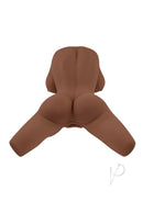 Zero Tolerance Body Language Stroker Chocolate lifelike design with soft texture and vibrating ring for enhanced satisfaction