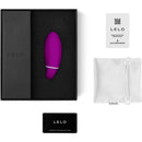 Lelo Smart Bead Kegel Exerciser Deep Rose in elegant black packaging with user manual and warranty card.