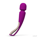 Lelo Smart Wand Medium Massager Deep Rose in deep rose color for luxurious relaxation and massage.