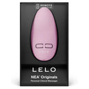 Lelo Nea Originals Clitoral Vibrator Soft Pink in packaging, remote controlled personal clitoral massager.