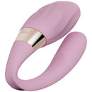 Lelo Tiani Twist Couples Vibrator Soft Pink designed for mutual pleasure during intimacy.